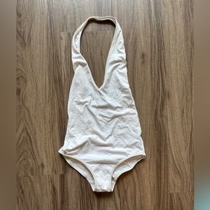 White American Apparel bodysuit